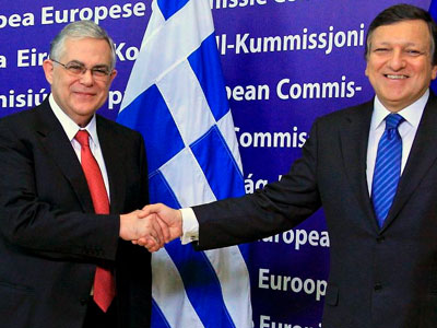 Επιστολή Μπαρόζο στον Λουκά Παπαδήμο