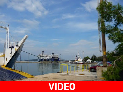 Video από τη μοιραία πτώση ταξί στο λιμάνι