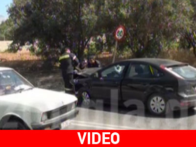 Καραμπόλα τριών Ι.Χ. στη Λεωφόρο Σπάτων