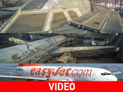 Timelapse από τη «μεταμόρφωση» αεροσκάφους