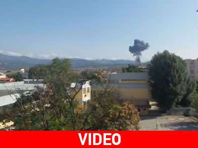 Νέο βίντεο από την πτώση του Corsair στην Κομοτηνή