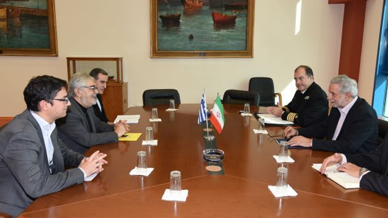 Εθιμοτυπική επίσκεψη Ιρανού Πρέσβη στο Υπουργείο Ναυτιλίας