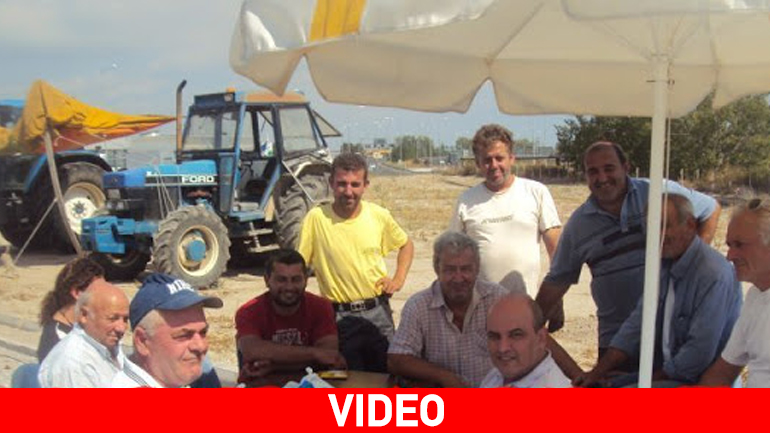 Μπλόκο αγροτών στην Κατερίνη