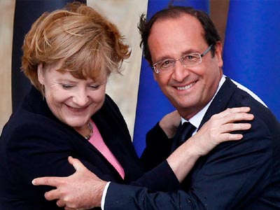 Στο μενού των Mέρκελ-Ολάντ η Ελλάδα
