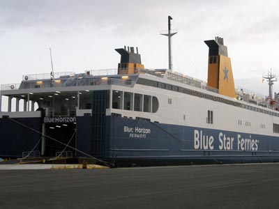 Ανεκτέλεστο το σημερινό δρομολόγιο του πλοίου «Blue Horizon»