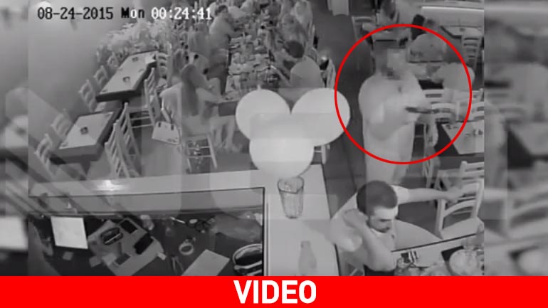 Ντοκουμέντο: Η στιγμή της δολοφονικής επίθεσης σε μπαρ στα Χανιά