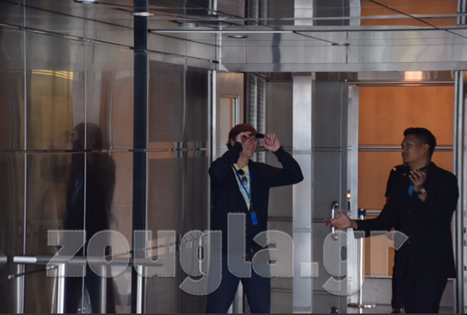 Άνετος και ευδιάθετος ο κ. Λιάπης...