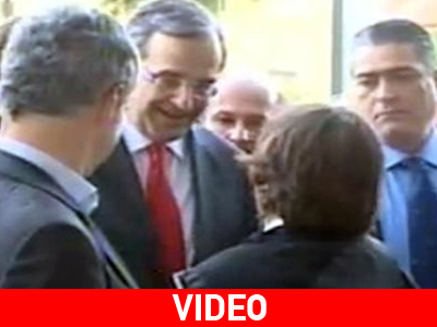 Νεαρός αθλητής χάρισε μετάλλιο στον Σαμαρά