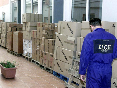 Σαφάρι του ΣΔΟΕ για το λαθρεμπόριο τσιγάρων Σαφάρι του ΣΔΟΕ για το λαθρεμπόριο τσιγάρων