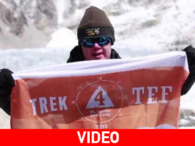 Ανήλικος με σύνδρομο Ντάουν κατάφερε να φτάσει στον σταθμό βάσης του Έβερεστ