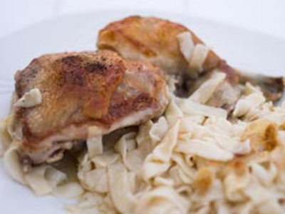 Kοτοπουλάκι με γιουφκά