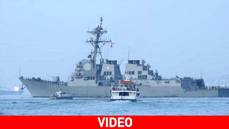 USS Winston S. Churchill: Αναχώρησε από τον Πειραιά