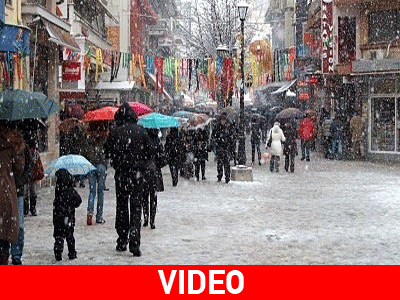 Στα λευκά η Κοζάνη