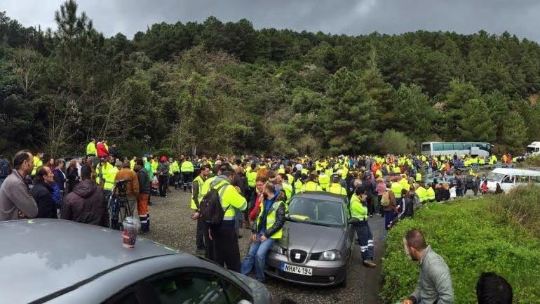 Σταματούν τις κινητοποιήσεις τους ως τις 16 Απριλίου οι μεταλλωρύχοι