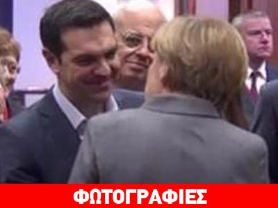 Η χειραψία Μέρκελ-Τσίπρα