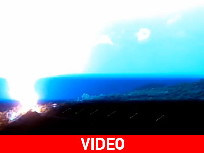 Κεραυνός χτυπά στην Καβάλα