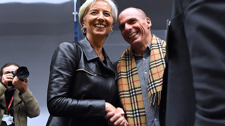 Ξεκίνησε η συνάντηση Λαγκάρντ και Βαρουφάκη