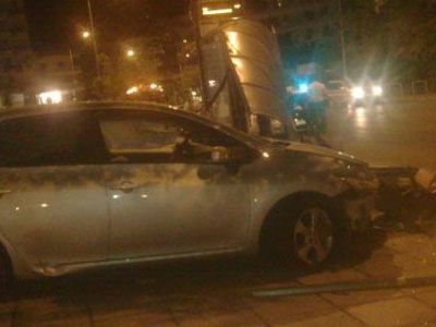 Εγκλωβίστηκαν οδηγοί λόγω τροχαίου στα Ν. Μουδανιά