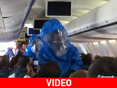 Επιβάτης αεροπλάνου φώναξε ότι έχει Έμπολα!