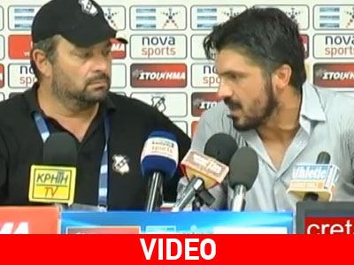 To απίστευτο ξέσπασμα του Γκατούζο on camera