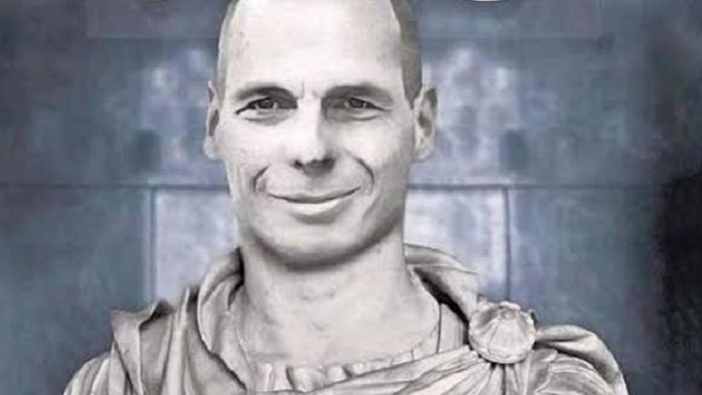 Έκαναν άγαλμα τον Βαρουφάκη!!!