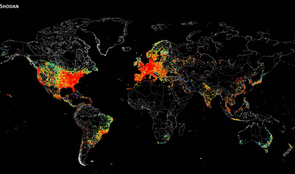Ο χάρτης του ίντερνετ