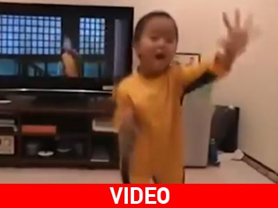 O μικρός Bruce Lee…