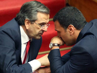 Πρωινή ενημέρωση Σαμαρά για την υπόθεση του Βύρωνα