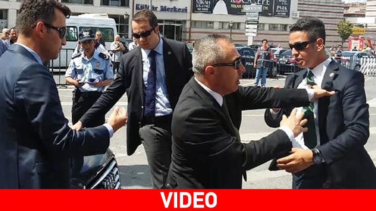 Nταηλίκια στη μέση του δρόμου: Συμπλοκή φρουρών του Νταβούτογλου και του Κιλιτσντάρογλου