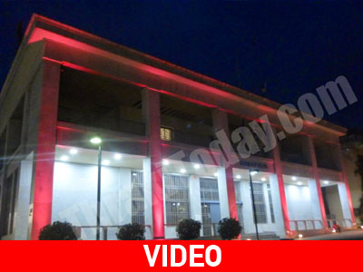 To ροζ Δημαρχείο της Ξάνθης