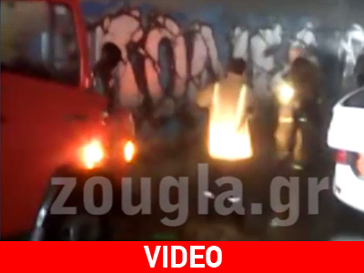 Απεγκλωβισμός οδηγού on camera Απεγκλωβισμός οδηγού on camera