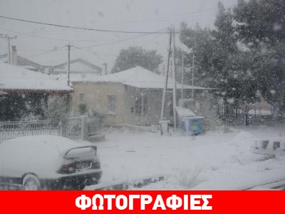 Χιόνια σε Πάρνηθα και Ιπποκράτειο Πολιτεία