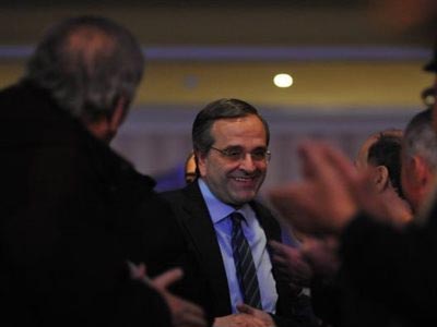 Αισιόδοξος για τις εκλογές ο Σαμαράς