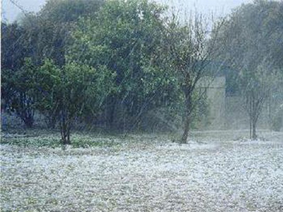 Σφοδρή χαλαζόπτωση στο Λεκανοπέδιο των Ιωαννίνων
