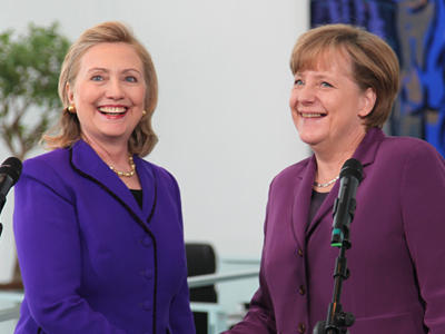 Οι κολακίες της Κλίντον για την Μέρκελ