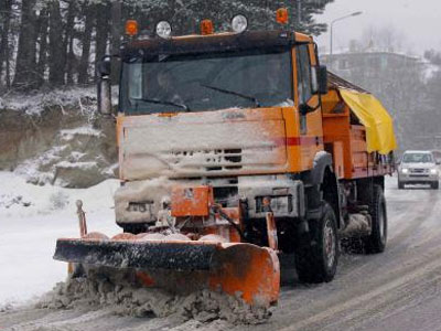 Έντονη χιονόπτωση στη Φθιώτιδα