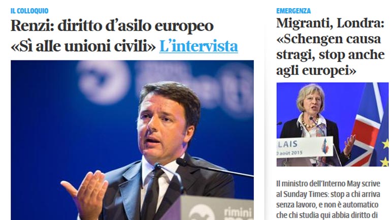 Ματέο Ρέντσι: Πρέπει να ξεπεραστεί το Δουβλίνο 2