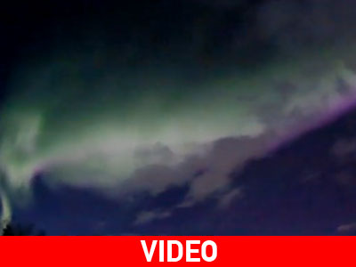 Μοναδικές εικόνες από το βόρειο σέλας