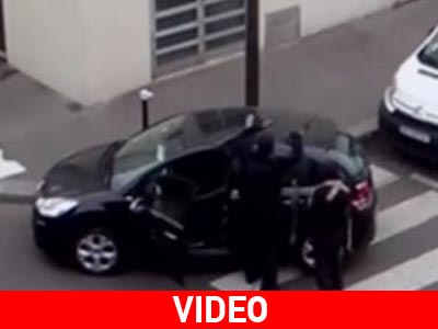 Τα αδέρφια Κουασί αμέσως μετά την επίθεση στo περιοδικό «Charlie Hebdo»