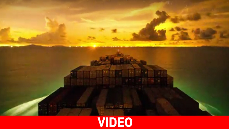 Εκπληκτικό βίντεο με το ταξίδι και τη φόρτωση πλοίου