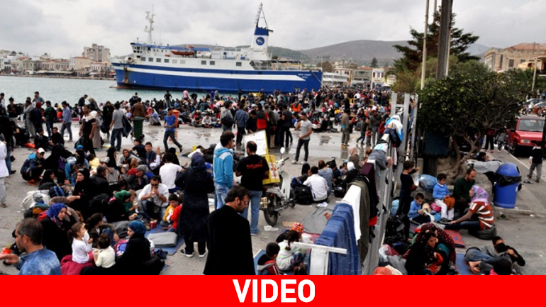 Το αδιαχώρητο στο λιμάνι της Χίου