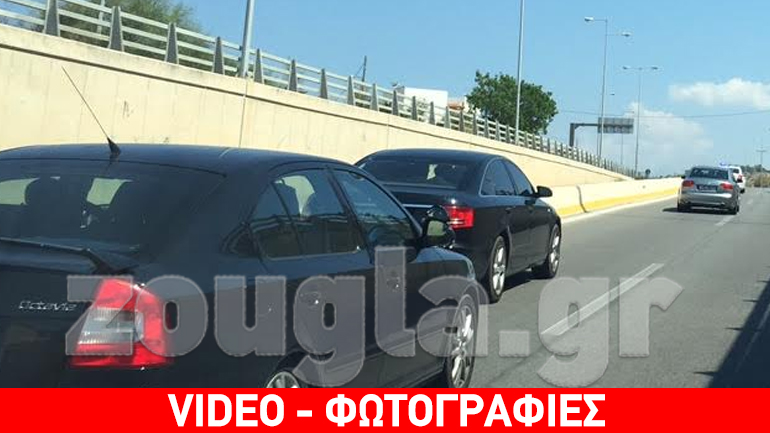 Η αυτοκινητοπομπή του Τσίπρα στον δρόμο για τα Ανώγεια