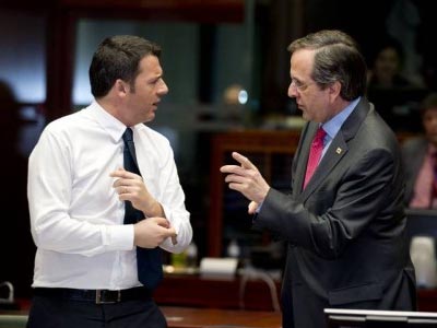 Tι είπαν Σαμαράς-Ρέντσι για το φλεγόμενο πλοίο «Norman Atlantic»