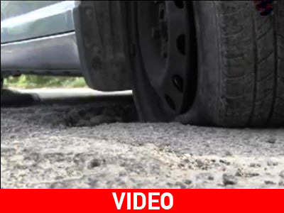 Ο δρόμος με τις λακκούβες!