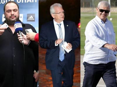 Μελισσανίδης, Μαρινάκης, Σαρρής στον αθλητικό εισαγγελέα