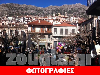 «Βούλιαξε» η Αράχωβα τα Χριστούγεννα