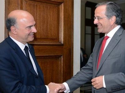 Tη Δευτέρα η συνάντηση Σαμαρά-Μοσκοβισί