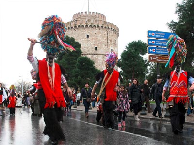 Πομπή 1.500 κωδωνοφόρων στο κέντρο της Θεσσαλονίκης