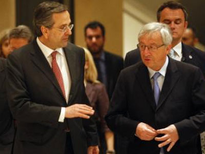 Ραντεβού 30 λεπτών Σαμαρά-Γιούνκερ