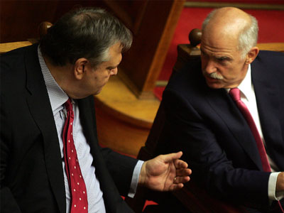 Βενιζέλος-Παπανδρέου μαζί στο Ζάππειο